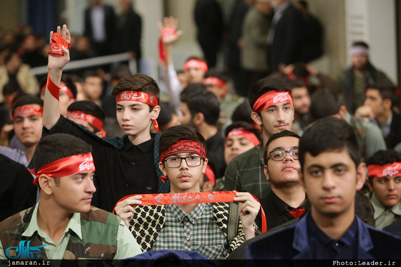 دیدار دانش‌آموزان و دانشجویان با رهبر معظم انقلاب