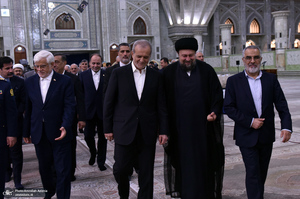 تجدید میثاق رئیس‌جمهور و اعضای دولت با آرمان‌های حضرت امام خمینی - 1