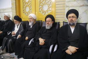 مراسم بزرگداشت رهبر شهید انقلاب در قم-۱
