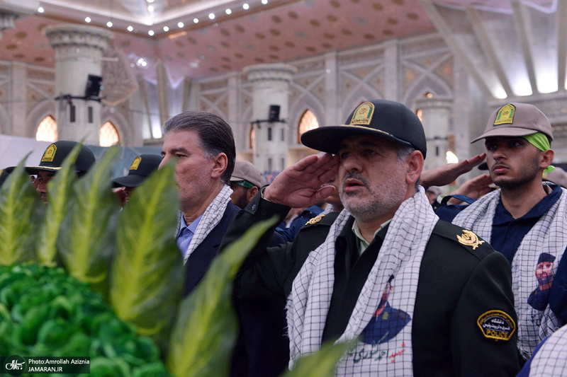 تجدید میثاق دانشجویان و فرماندهان دانشگاه افسری و تربیت پلیس امام حسن مجتبی (ع) با آرمان های امام خمینی (س)