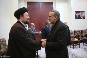 تجدید میثاق رئیس و جمعی از مدیران سازمان صداوسیما با آرمان‌های امام خمینی(س)-2