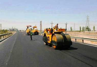 آسفالت 15کیلومتر از مسیر جاسک به جگدان روکش شد