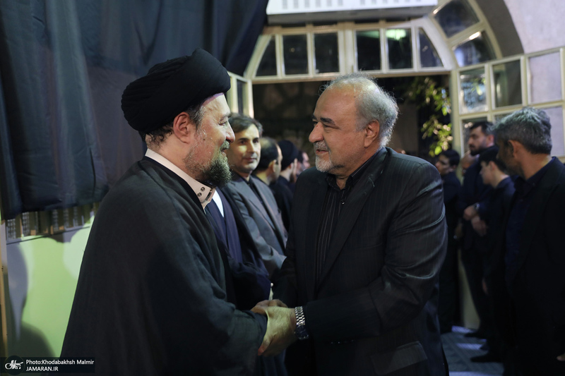 مراسم بزرگداشت همسر آیت الله موسوی بجنوردی (ره) در حسینیه شماره یک جماران-3