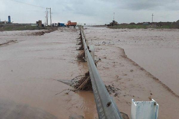 سیلاب ۲۸ میلیارد تومان به راه های شمال استان کرمان خسارت وارد کرد