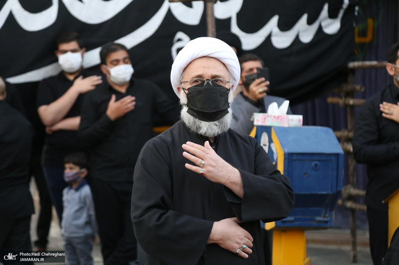 مراسم عزاداری شهادت حضرت امام علی(ع) با حضور آیت الله العظمی وحید خراسانی