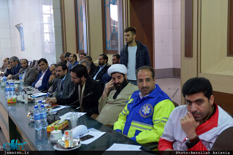 جلسه ستاد دهه فجر انقلاب اسلامی استان تهران در حرم مطهر امام 