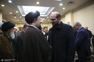 دیدار رئیس، مدیران و کارکنان ستاد اجرایی فرمان امام (ره) با سید حسن خمینی