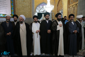 مراسم چهلم آیت الله حاج نصرالله شاه آبادی(ره) در مسجد اعظم قم