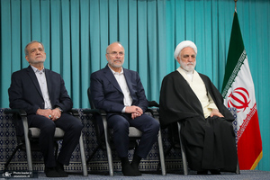 دیدار مسئولان نظام و سفرای کشورهای اسلامی با رهبر معظم انقلاب