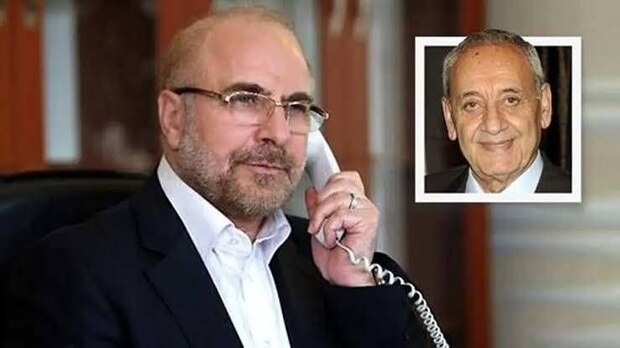 قالیباف: آتش بس در لبنان به اندازه آتش بس در ایران برای ما اهمیت دارد/ نبیه بری: از جدیت و تلاش های شما برای آتش بس در لبنان قدردانی میکنم