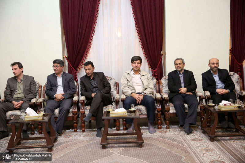 دیدار جمعی از اعضای هیات علمی دانشگاه مازندران‎ با سید حسن خمینی