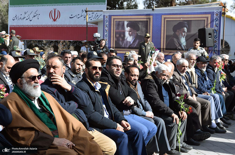 گلباران محل جلوس امام خمینی (س) در بهشت زهرا (س)