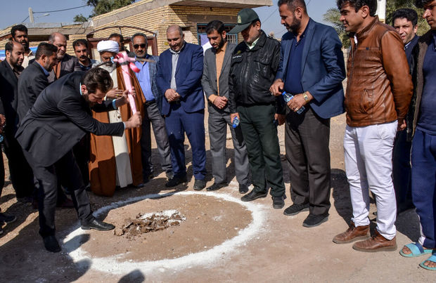 عملیات اجرایی یک طرح عمرانی در بندر چوئبده آبادان آغاز شد