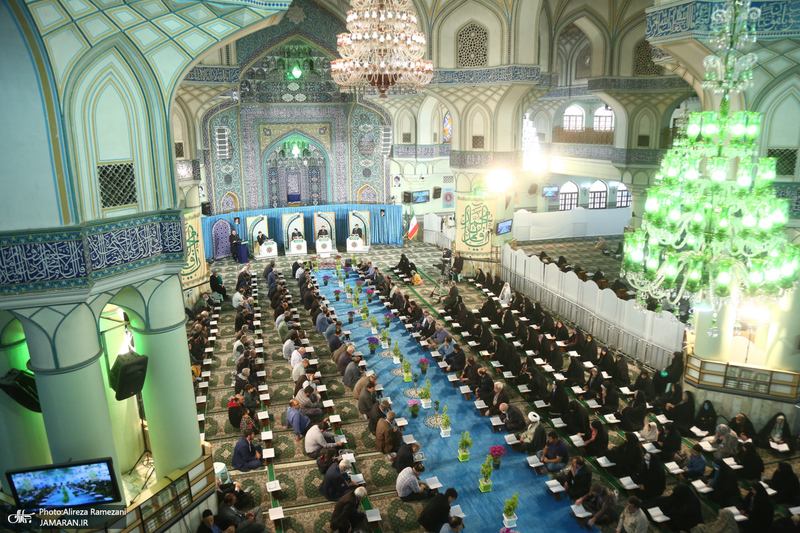 محفل انس با قرآن کریم در حرم مطهر حضرت عبدالعظیم حسنی (ع)