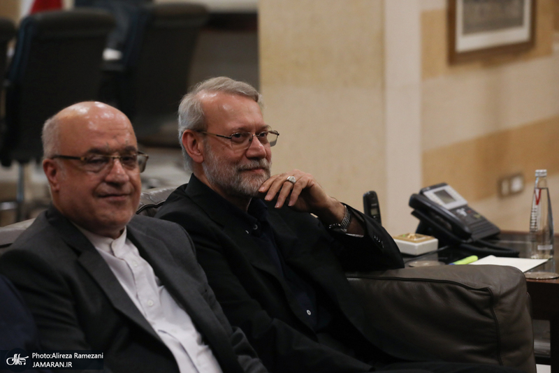 دیدار علی لاریجانی با نخست وزیر لبنان