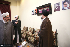 دیدارجمعی از علمای اهل سنت کشور سوریه با سید حسن خمینی