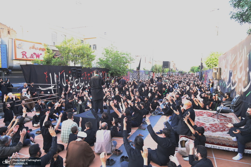 مراسم عزاداری شهادت حضرت امام علی(ع) با حضور آیت الله العظمی وحید خراسانی