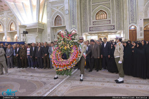 تجدید میثاق وزیر و کارکنام وزارت آموزش و پرورش با آرمان های حضرت امام(س)