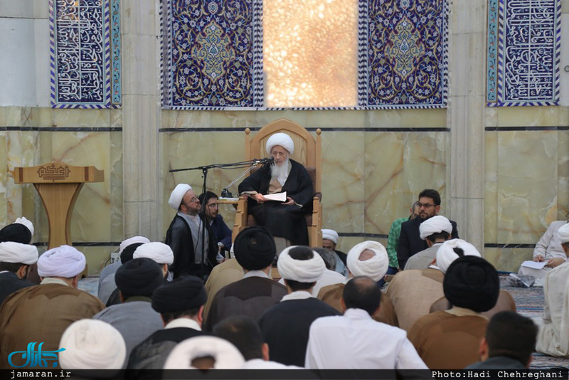 نخستین جلسه درس حضرت آیت الله العظمی وحید خراسانی در سال جدید تحصیلی