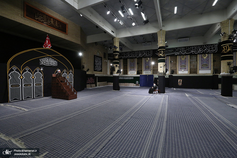 اولین شب مراسم عزاداری حضرت اباعبدالله الحسین (ع) در حسینیه امام خمینی