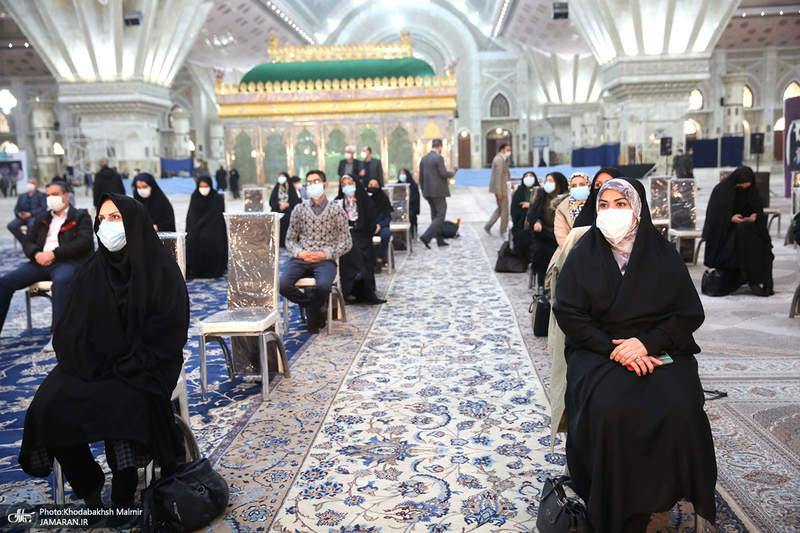 اختتامیه اولین جشنواره فرهنگی و هنری دختران در حرم امام(س)