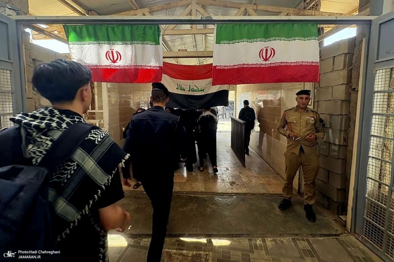 هم قدم با زائران اباعبدالله الحسین (ع)؛ مرز مهران