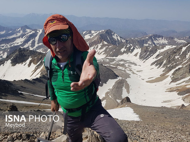 رکوردزنی متفاوت کوهنوردی میبدی در صعود به قلل بلند ایران
