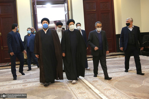 تجدید میثاق رئیس قوه قضاییه و مسئولان قضایی با آرمان‌های امام خمینی(س)