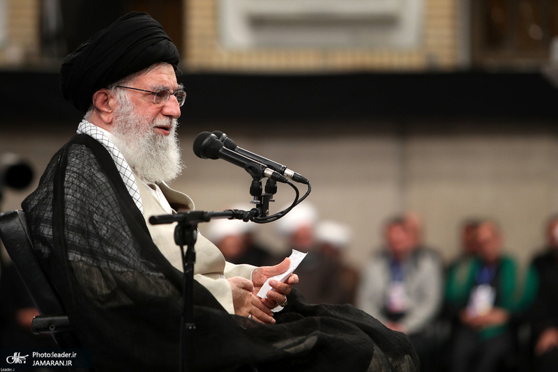 دیدار جمعی از موکب‌داران عراقی با رهبر معظم انقلاب