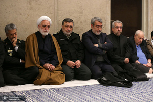 مراسم بزرگداشت شهید حاج قاسم سلیمانی و همرزمانش در حسینیه امام خمینی (ره)