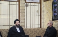 حضور علی لاریجانی در بیت امام خمینی در نجف اشرف