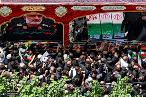 مراسم تشییع شهدای جنگ تحمیلی رژیم صهیونیستی در تهران-7