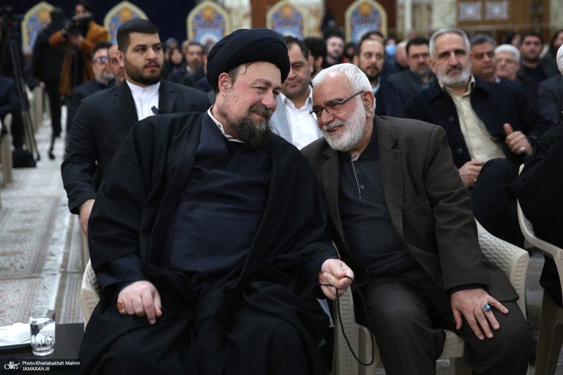 دیدار رئیس و اعضای کمیته امداد با سید حسن خمینی