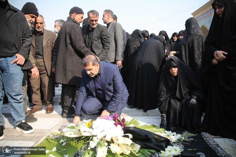 مراسم تشییع و خاکسپاری پدر دکتر جوادی یگانه