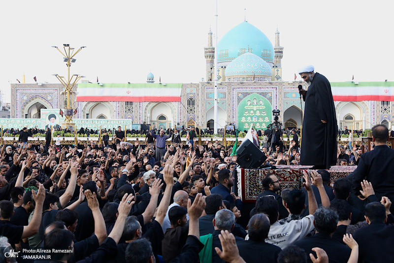 آيين چهار پایه خوانی در روز شهادت امام رضا (ع)