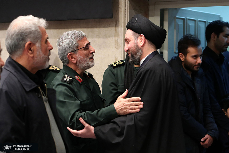 مراسم بزرگداشت شهید حاج قاسم سلیمانی و همرزمانش در حسینیه امام خمینی (ره)