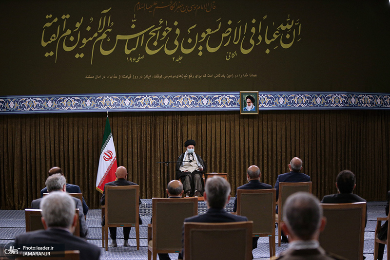 نخستین دیدار هیئت دولت سیزدهم با رهبر معظم انقلاب