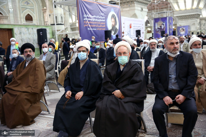 مراسم دوازدهمین سالگرد رحلت همسر گرامی امام و بیست و هفتمین سالگرد ارتحال سید احمد خمینی (ره)