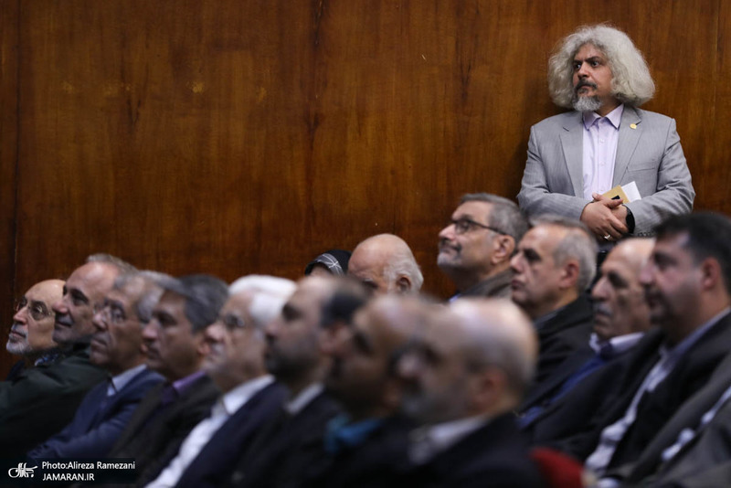 مراسم استاد ممتازی دانشگاه صنعتی شریف با حضور عارف