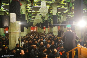 مراسم عزاداری ایام فاطمیه در مسجد اعظم قم‎‎