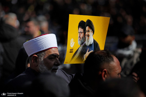 تصاویر اختصاصی جماران از مراسم تشییع شهیدان سید حسن نصرالله و سید هاشم صفی الدین -1