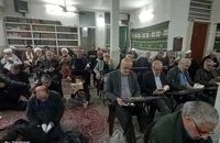مراسم احیای شب بیست و سوم ماه رمضان در دفتر حضرت آیت الله العظمی صانعی + تصاویر