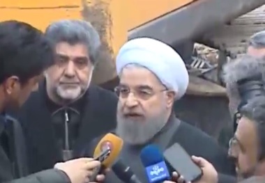 رییس جمهوری : همه ما نسبت به فداکاری و حماسه‌ای که آتش‌نشان‌ها و امدادگرها بوجود آوردند ، باید سر تعظیم فرود آوریم
