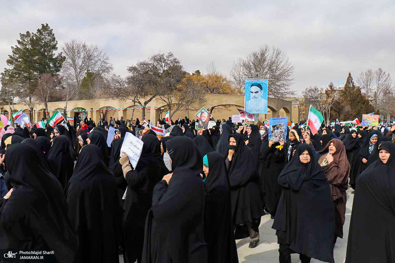راهپیمایی باشکوه 22 بهمن در خمین