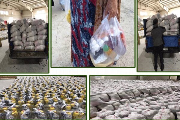 ۲۰۰۰ بسته حمایتی میان افراد نیازمند استان قزوین توزیع شد