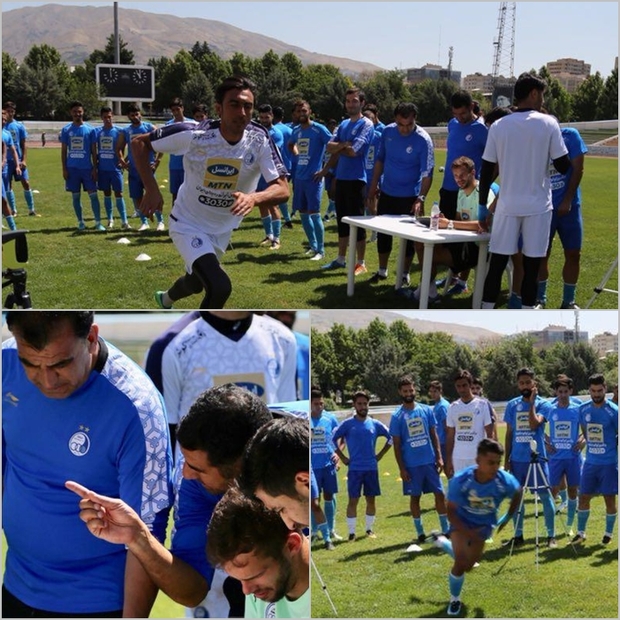 تست سرعت در تمرین استقلال +عکـس
