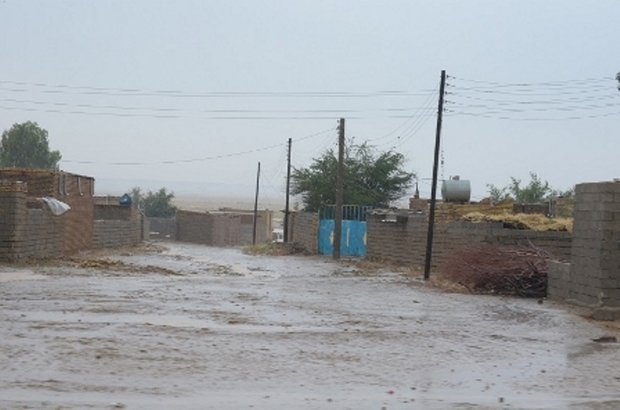 سیل بند یک روستای بخش مرکزی اهواز شکست