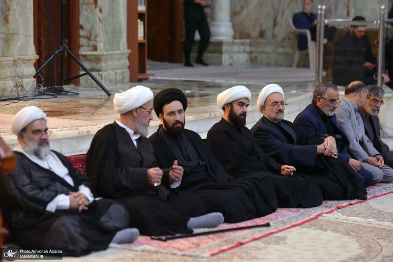 مراسم عزاداری شب عاشورای حسینی (ع) در حرم امام خمینی (س)