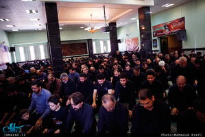 عزاداری ظهر عاشورا در محضر استاد امجد 