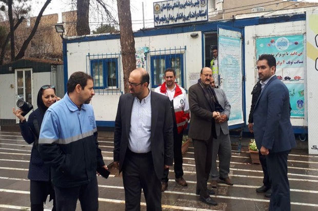 استاندار قزوین از مراکز امدادی و راهور بازدید کرد